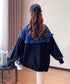 swiss ruffle pullover